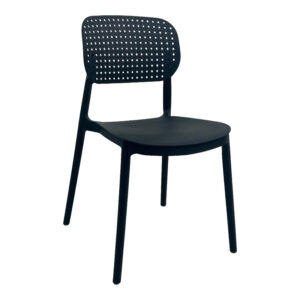 Stackable Regande Argos The Classic pp chair black 42x49.5x82cm