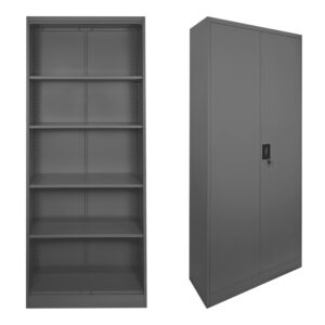 Ugren Argos The Classic metal cabinet in antharcite color 90x40x180cm