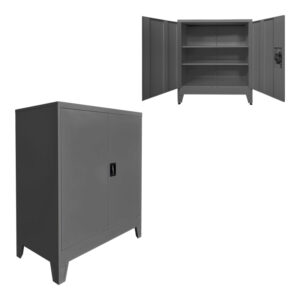 Armon Argos The Classic metal cabinet in anthracite color 90x45x100cm
