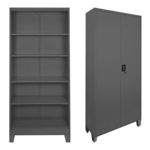 Ugren Argos The Classic metal cabinet in antharcite color 90x40x190cm