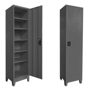 Koya Argos The Classic column wardrobe, anthracite metal, 45x50x190cm