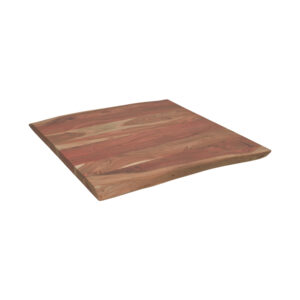 Table top Pozier Argos The Classic solid acacia wood walnut 70x70x4cm