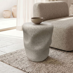 Stool Ardin Argos The Classic ecru MGO D39.5x49.5cm