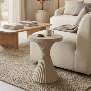 Side table Nome Argos The Classic ecru MGO D38x46.5cm