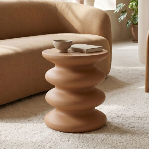 Side table Jonne Argos The Classic terracotta MGO D40x46cm
