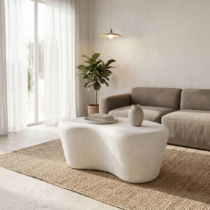 Coffee table Fedris Argos The Classic mdf white 80x70x34cm