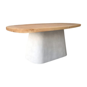 Dining table Herona Argos The Classic fir-mdf oak-white 180x90x78cm