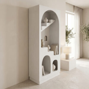 Bookcase Boolten Argos The Classic mdf white 80x38x190cm