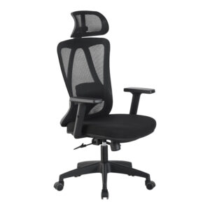 Magida Argos The Classic mesh black manager's office chair 58.5x66x115-125cm