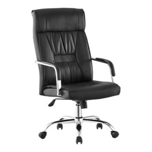 Biani Argos The Classic pu black manager's office chair 56x70x107-115cm