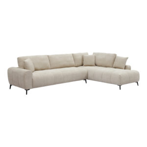 074 000081 1 Corner sofa Veneto Argos The Classic left corner beige fabric 298x208x85cm