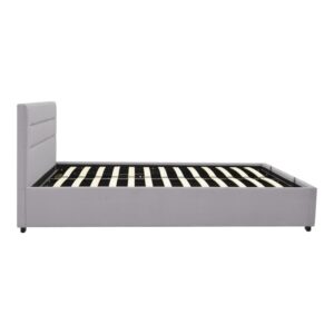 200 001721 3 Bed with mattress and storage space Molito-Perfecto Argos The Classic velvet grey 120x200cm