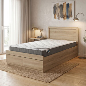 Bed with mattress and drawer Olympus-Perfecto Argos The Classic sonoma 100x200cm