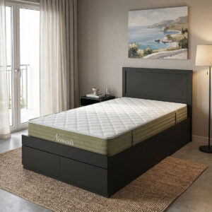 Bed with mattress and drawer Olympus-Nemesis Argos The Classic wenge 100x200cm