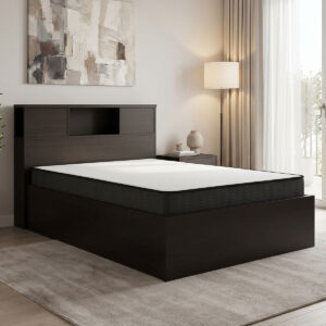 200 001799 Bed with mattress Olympus-Perfecto Argos The Classic wenge 120x200cm