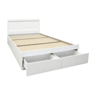 200 001803 3 Bed with mattress and drawer Olympus-Perfecto Argos The Classic white 120x200cm
