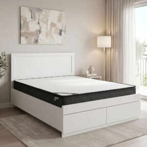 200 001803 Bed with mattress and drawer Olympus-Perfecto Argos The Classic white 120x200cm
