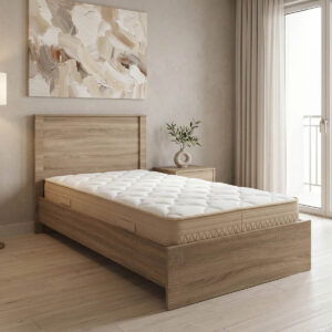Bed with mattress Athos Sleepy Argos The Classic sonoma 90x190cm
