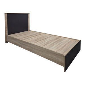 200 001831 1 Bed with mattress Athos Sleepy Argos The Classic sonoma–anthracite 90x190cm