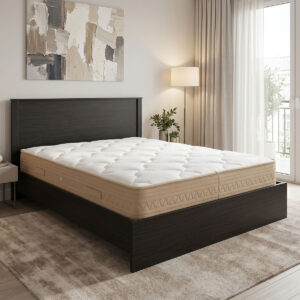 Bed with mattress Athos Sleepy Argos The Classic wenge 160x200cm