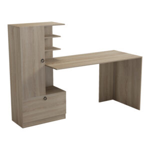 Desk with bookcase Felanbo Argos The Classic sonoma 160x60x125cm