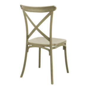 Stackable Crossie Argos The Classic pp chair cappuccino 43x53x88cm