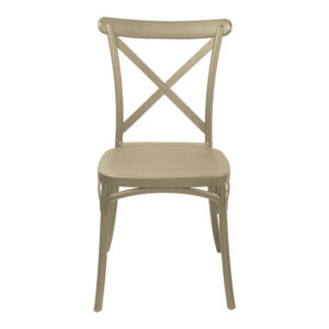 Stackable Crossie Argos The Classic pp chair cappuccino 43x53x88cm