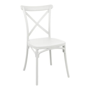 Stackable Crossie Argos The Classic pp chair white 43x53x88cm