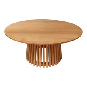 Kenda I Argos The Classic mindi coffee table, natural wood, D100x45cm
