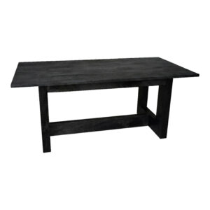 Table Senza Argos The Classic black mango wood 180x90x76cm