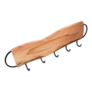 Wall hook Edeva Argos The Classic mango wood in natural color 90x20x25cm