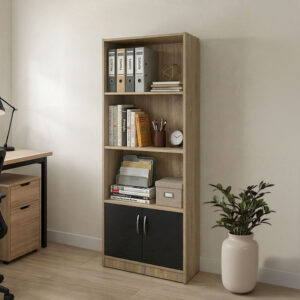 Tekaro Argos The Classic bookcase sonoma-anthracite 60x29x166cm