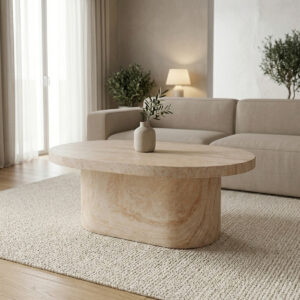Coffee table Vooge Argos The Classic MGO travertine look 100x64x39cm