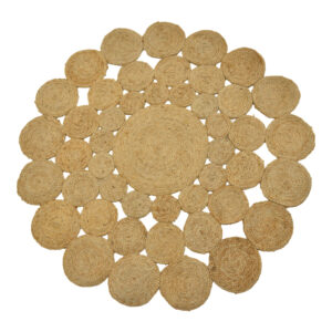 Rug Menara Argos The Classic jute in natural color D150cm