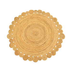 Rug Falor Argos The Classic jute in natural color D120cm