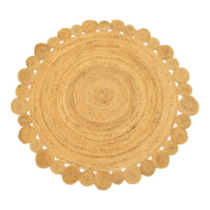 Rug Falor Argos The Classic jute in natural color D150cm
