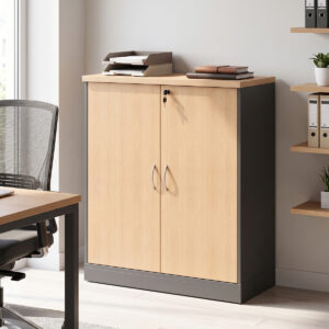 Professional low cabinet Fesialo Argos The Classic in natural-anthracite color 80x41x80cm