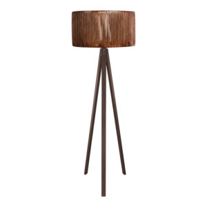 Floor lamp Carner Argos The Classic E27 walnut MDF with dark brown Φ45x155cm