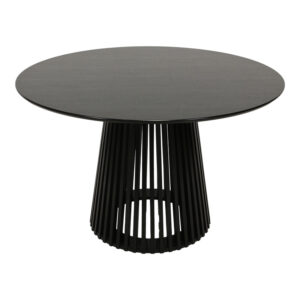 200 001552 2 Dining Room with Folegio Grey Chairs and Domonic Black Table D100x75cm Set of 5pcs