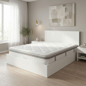 Bed with mattress Athos Utopia Argos The Classic white 160x200cm