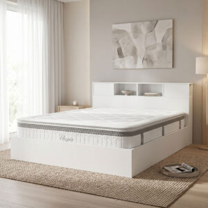 Bed with mattress Olympus Utopia Argos The Classic white 160x200cm