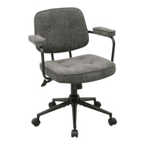 Office chair Leberta Argos The Classic anthracite fabric 64x63.5x86-96cm