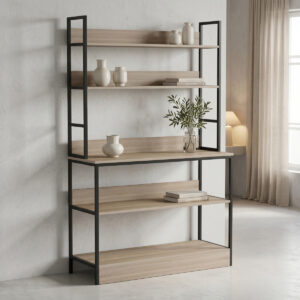 Floor shelf Oranis Argos The Classic sonoma-black 105x38x165cm