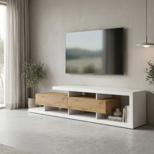 Tv stand Arbero Argos The Classic white-oak 198x40x45cm