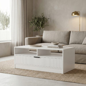 Coffee table Lemardo Argos The Classic white 100x50x40cm