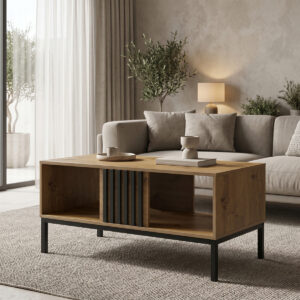 Coffee table Delanka Argos The Classic oak-black 92x50x46cm