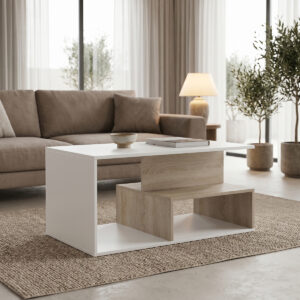 Coffee table Kelena Argos The Classic sonoma-white 90x51x43cm