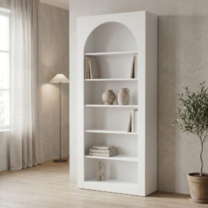 Bookcase Boke Argos The Classic white 80x31.5x180cm