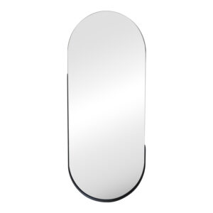 233 000052 2 mirror Asteria Argos The Classic black MDF with black metal 45x5.0x105cm