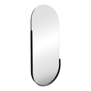 mirror Asteria Argos The Classic black MDF with black metal 45x5.0x105cm